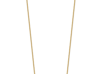 14k Yellow Gold Medium Blank Bar Necklace (Style XNA1202Y)
