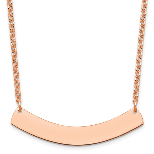 SS/Rose Plated Jewelry Style XNA1205RP - Classique Jewelry Inc.