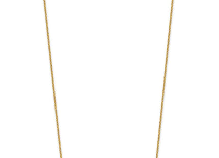 14k Yellow Gold Large Blank Bar Necklace (Style XNA1207Y)