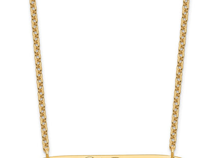 SS/Gold Plated Jewelry Style XNA1221GP - Classique Jewelry Inc.