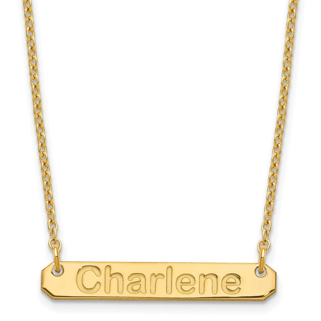 SS/Gold Plated Jewelry Style XNA1232GP - Classique Jewelry Inc.