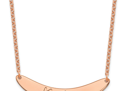 SS/Rose Plated Jewelry Style XNA1240RP - Classique Jewelry Inc.