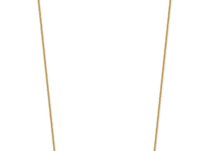 14k Yellow Gold Large ARIAL ROUNDED Bar Necklace (Style XNA1242Y)