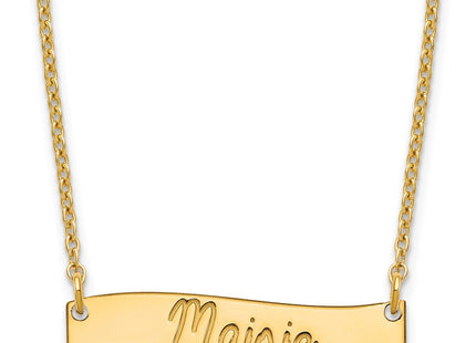 SS/Gold Plated Jewelry Style XNA1255GP - Classique Jewelry Inc.