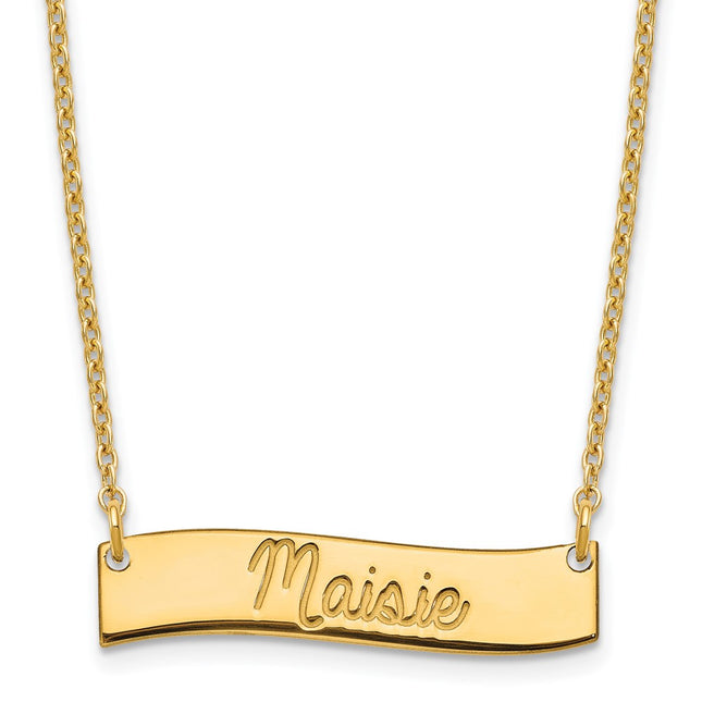SS/Gold Plated Jewelry Style XNA1255GP - Classique Jewelry Inc.