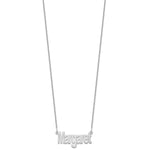 10k Small Name Plate Necklace view 5