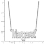 10k Small Name Plate Necklace view 6