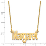 10k Small Name Plate Necklace view 11