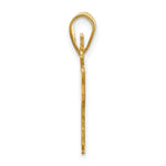 14K Yellow Gold Personalized Boy Karate Pendant view