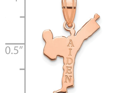 14k Rose Gold Pendants Style XNA1263R - Classique Jewelry Inc.