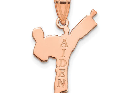 14k Rose Gold Pendants Style XNA1263R - Classique Jewelry Inc.