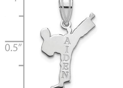 14k White Gold Pendants Style XNA1263W - Classique Jewelry Inc.