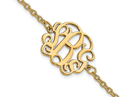 SS/Gold Plated Bracelets Style XNA1265GP - Classique Jewelry Inc.