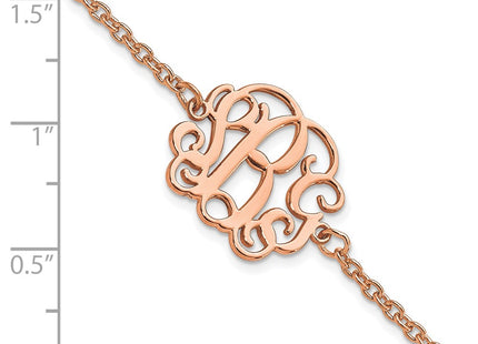SS/Rose Plated Bracelets Style XNA1265RP - Classique Jewelry Inc.