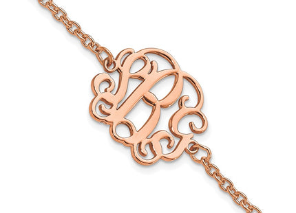 SS/Rose Plated Bracelets Style XNA1265RP - Classique Jewelry Inc.