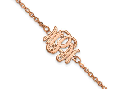 SS/Rose Plated Bracelets Style XNA1266RP - Classique Jewelry Inc.