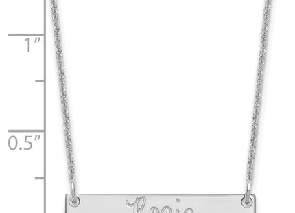 14k White Gold Jewelry Style XNA1273W - Classique Jewelry Inc.