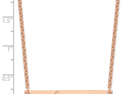 SS/Rose Plated Jewelry Style XNA1274RP - Classique Jewelry Inc.