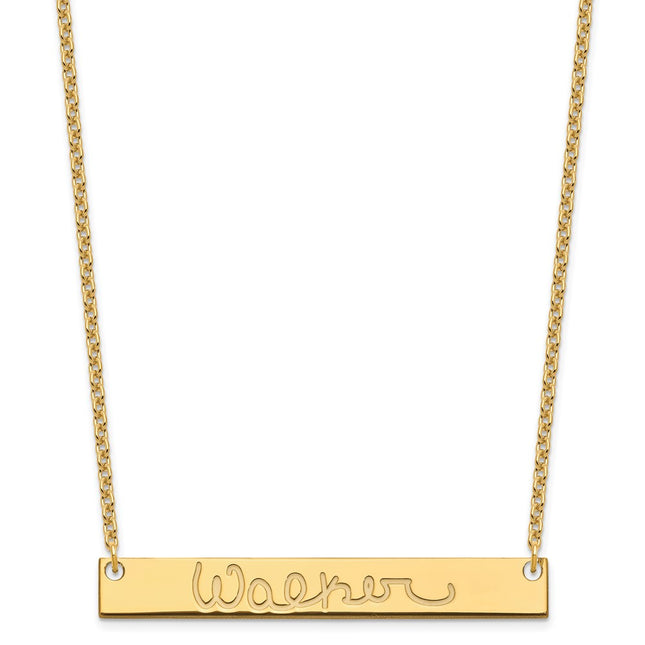 SS/Gold Plated Jewelry Style XNA1275GP - Classique Jewelry Inc.