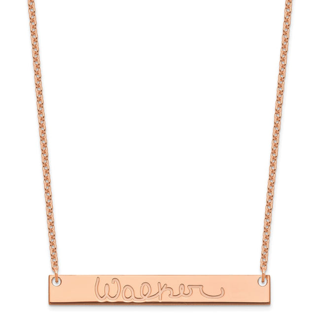 SS/Rose Plated Jewelry Style XNA1275RP - Classique Jewelry Inc.