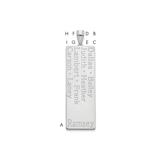 10k White Gold Pendants Style 10XNA1278W - Classique Jewelry Inc.