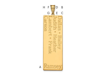 10k Yellow Gold Pendants Style 10XNA1279Y - Classique Jewelry Inc.