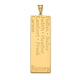 14K Yellow Gold 7 Name Family Pendant