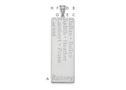 10k White Gold Pendants Style 10XNA1279W - Classique Jewelry Inc.
