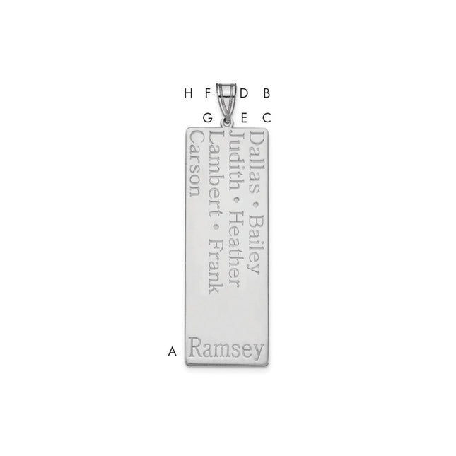 10k White Gold Pendants Style 10XNA1279W - Classique Jewelry Inc.