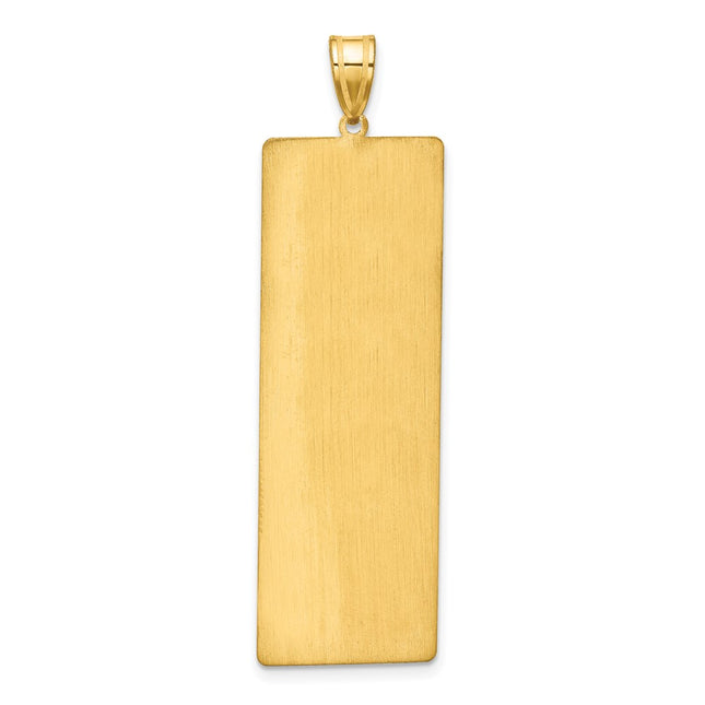 10K yellow gold family pendant, another view