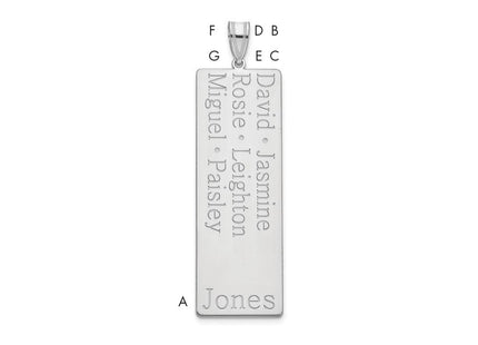 10k White Gold Pendants Style 10XNA1280W - Classique Jewelry Inc.