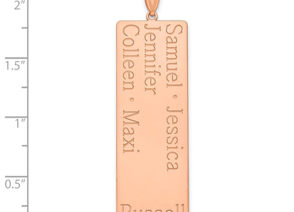 10k Rose Gold Pendants Style 10XNA1281R - Classique Jewelry Inc.