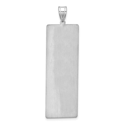 10K White Gold 5 Name Family Pendant