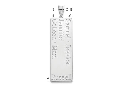 10k White Gold Pendants Style 10XNA1281W - Classique Jewelry Inc.