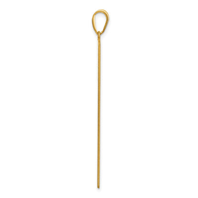 14K Yellow Gold 4 Name Family Pendant