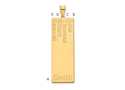 10k Yellow Gold Pendants Style 10XNA1282Y - Classique Jewelry Inc.