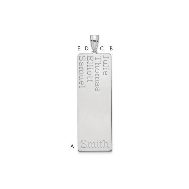10k White Gold Pendants Style 10XNA1282W - Classique Jewelry Inc.