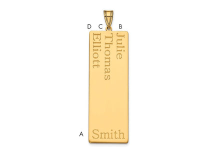 10k Yellow Gold Pendants Style 10XNA1283Y - Classique Jewelry Inc.