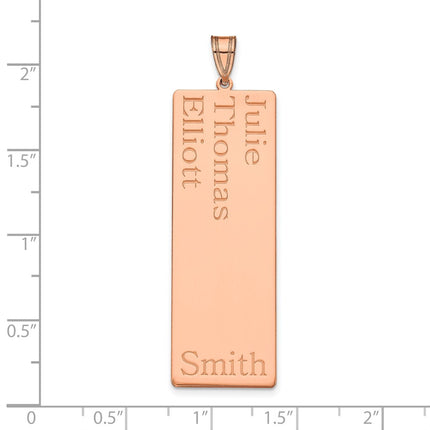 10k Rose Gold Pendants Style 10XNA1283R - Classique Jewelry Inc.