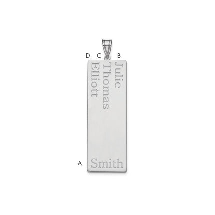 10k White Gold Pendants Style 10XNA1283W - Classique Jewelry Inc.