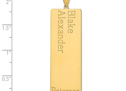 14k Yellow Gold Pendants Style XNA1284Y - Classique Jewelry Inc.