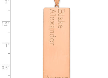 10k Rose Gold Pendants Style 10XNA1284R - Classique Jewelry Inc.