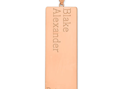 14k Rose Gold Pendants Style XNA1284R - Classique Jewelry Inc.