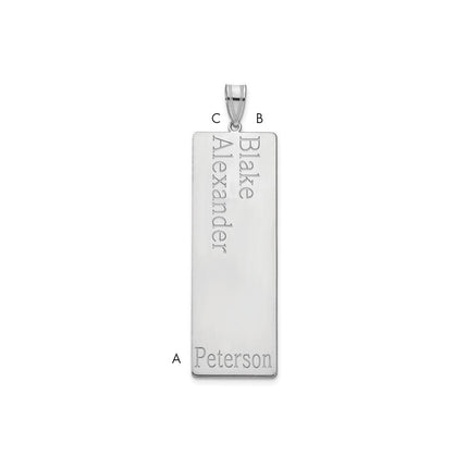 10k White Gold Pendants Style 10XNA1284W - Classique Jewelry Inc.