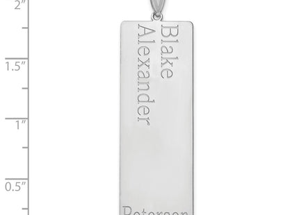 14k White Gold Pendants Style XNA1284W - Classique Jewelry Inc.