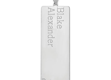 14k White Gold Pendants Style XNA1284W - Classique Jewelry Inc.