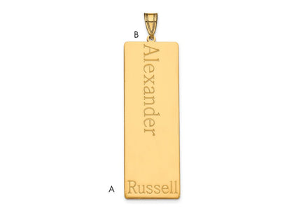 10k Yellow Gold Pendants Style 10XNA1285Y - Classique Jewelry Inc.