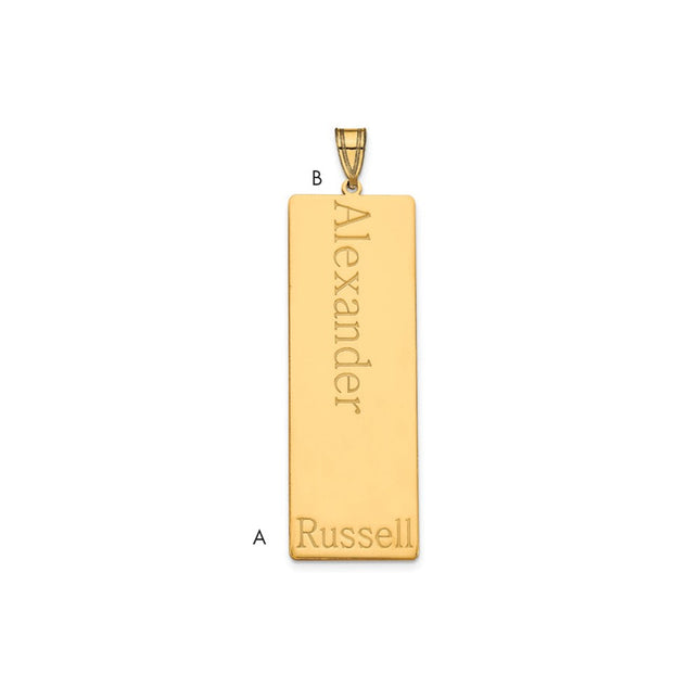 10k Yellow Gold Pendants Style 10XNA1285Y - Classique Jewelry Inc.