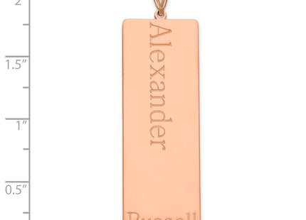 14k Rose Gold Pendants Style XNA1285R - Classique Jewelry Inc.