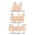 Sterling Silver/Gold-plated Heart Name Plate view 16